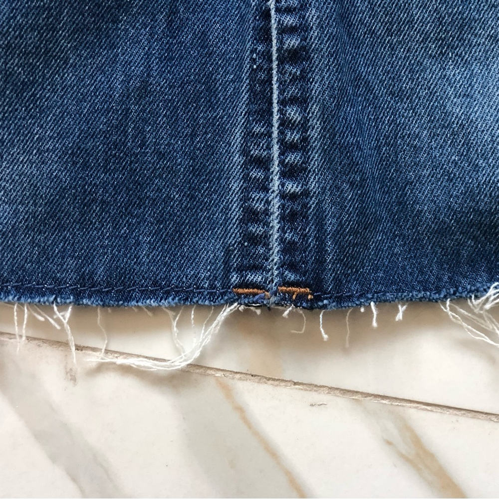 BOBÔ Brazilian brand denim skirt with tiger and flowers embroidered jeans - Picture 5 of 10